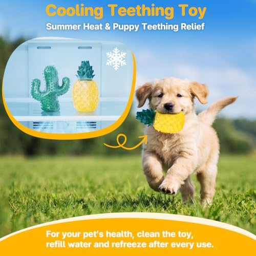 NWK Pack of 6 Dog Chew Toys Bundle for Small Breed, Puppy Teething Toys