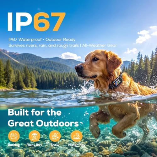 Dog Bark Collar for Small Medium Large Dogs, Anti-Bark, 5 Modes, Waterproof