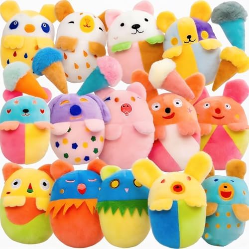 20 Pack Squeaky Dog Toys Bulk, Plush Small Dog Chew Toy For Puppy Teething