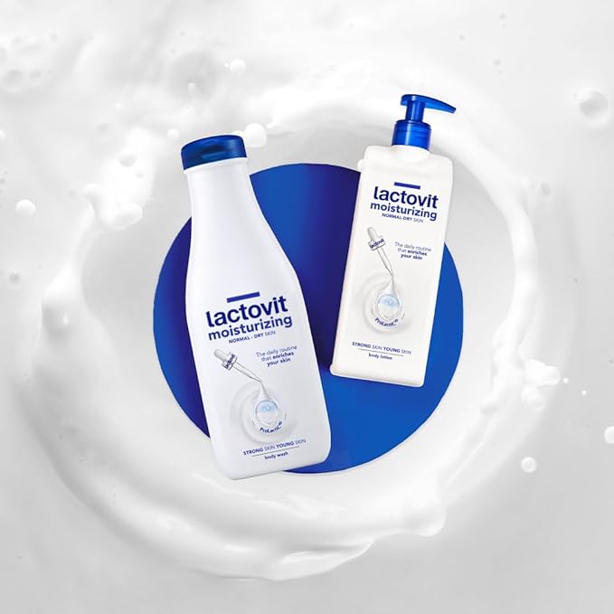 Lactovit | Moisturizing Body Wash | Hydrating Shower Gel | For all Skins | With ProLactiC10, Collagen & Elastin Booster | Smooth & Youthful Skin | Dermatologist Recommended | 3 x 600 ml