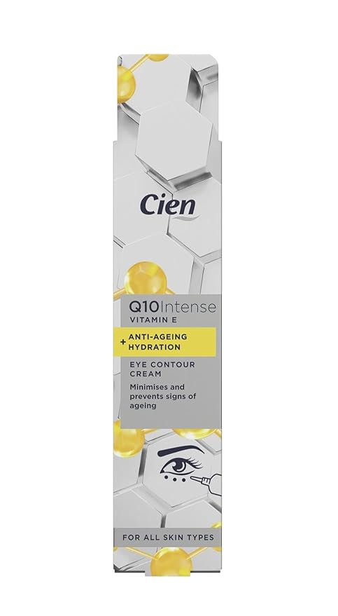 cien Anti-Wrinkle Eye Contour Cream with Q10 and Hyaluronic Acid and Vitamin E 15ml (0.51 Oz)