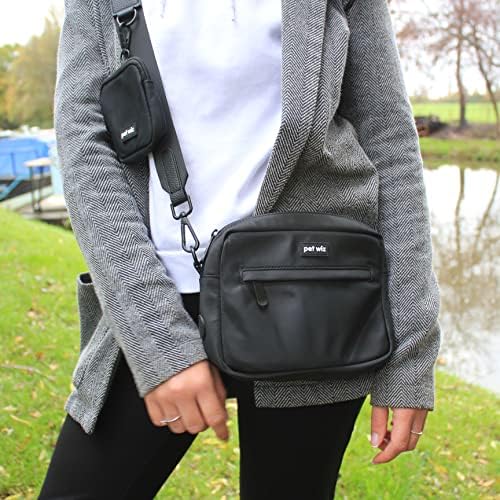 pet wiz Dog Walking Bag with Adjustable Strap