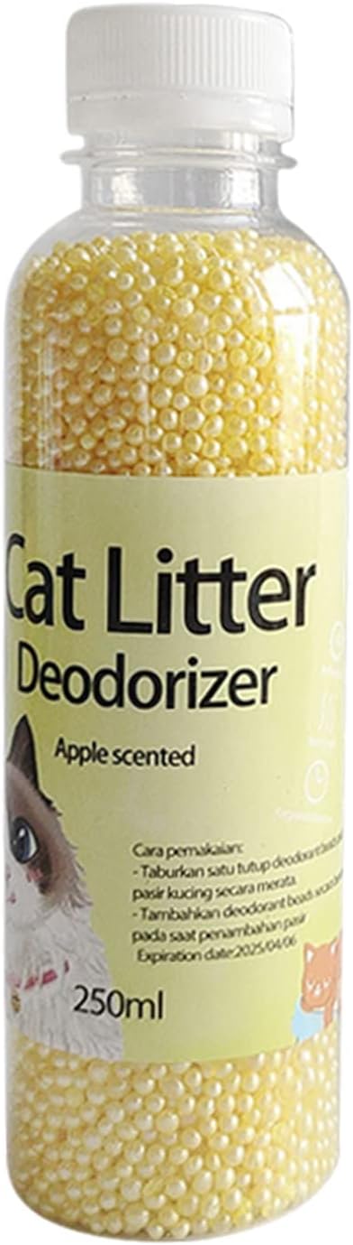 Cat Litter Deodorizer Litter Box Odor Beads Active Carbon Natural-Extract for Home 8 Ounces