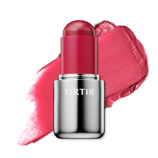 TIRTIR Mood Glider Lip & Blush Stick | Multi Use for Lip and Cheek with Creamy Buildable Texture and Natural Glow Color #05 Mulberry Potion, 0.13Oz