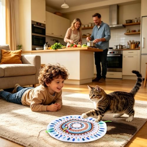 Cat Interactive Toys, Rechargeable Smart Kitten Training Game, Automatic