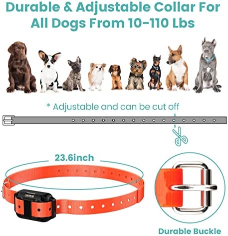 Dog Training Collar with Remote - Large Dog Shock Collar, 3 Pack