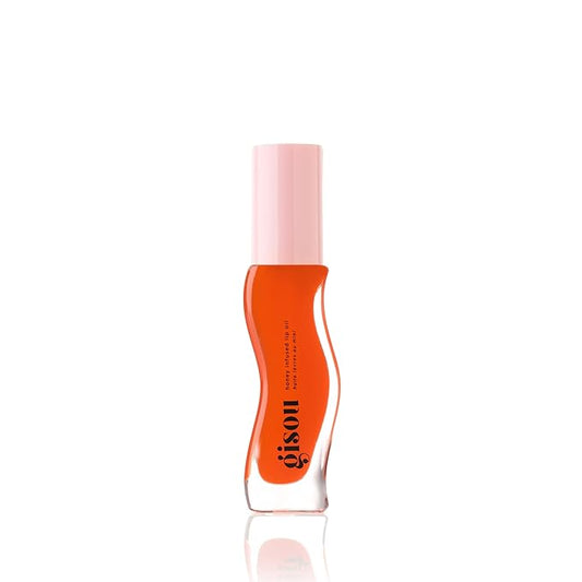 Gisou Honey Infused Hydrating Lip Oil, Nourishing Lip Moisturizer for Dry Lips, 0.27 fl oz (Mango Passion Punch)