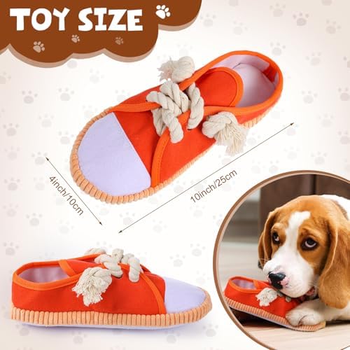 Gemscream 5 Pack Ocean Dog Toys Shoes Plush Rope Interactive Tug