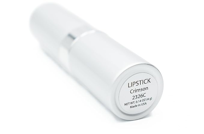 Crimson Deep Red Brown Lipstick Color Moisturizing Paraben Free, No Animal Testing & Cruelty Free Lip Makeup Color