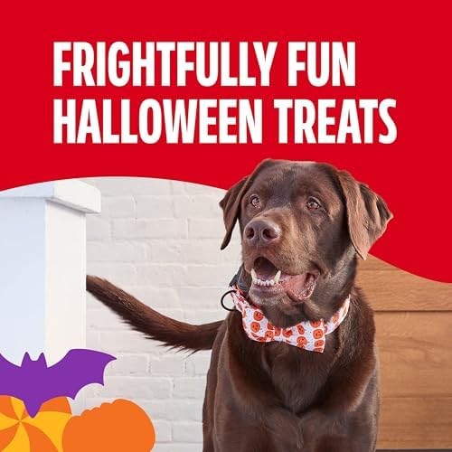 Milk-Bone Spooky Biscuits, Halloween Dog Treats, 24 Oz. Pail