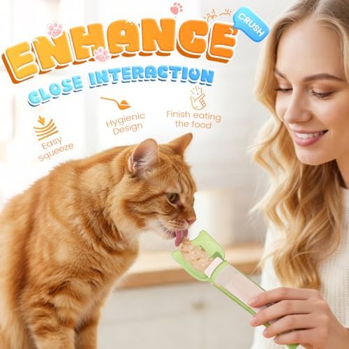 2026 New Feeder Squeeze Spoon, Cat Puree Feeder Spoon (Set A)