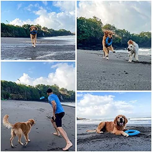 Tuff Pupper SuperChewy Tough Floating Dog Water Toy Strong Natural Rubber | Great Dog Fetch Toy | Pool Swimming Toy for Puppy| Durable Training Toy for Non-Aggressive Chewers