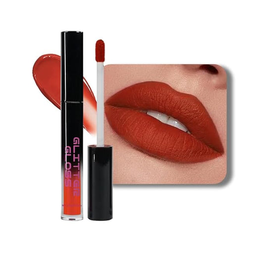 Red Matte Lipstick for Women,Liquid Lipstick,Long Lasting Waterproof Lightweight Comfortable Non-Drying Bold Dark Lip Gloss for Gothic Stage Makeup,Cruelty Free
