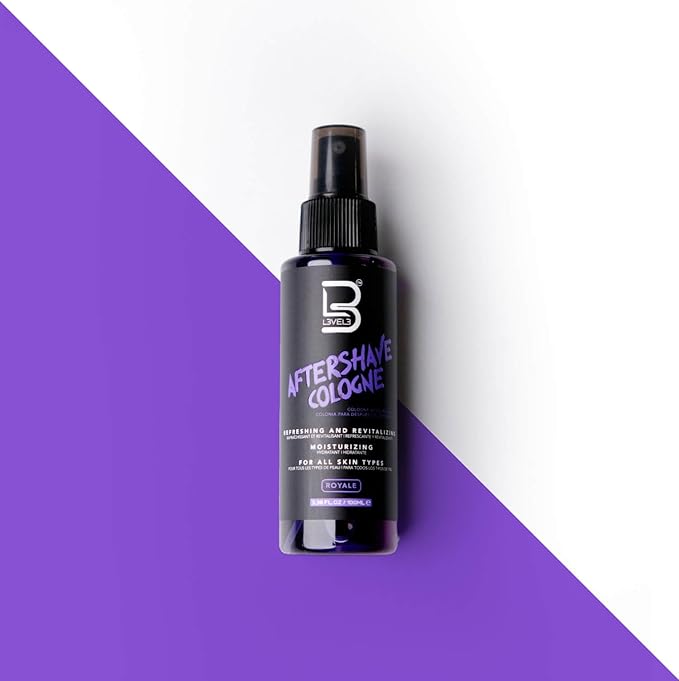 L3 Level 3 After Shave Spray Cologne - Softens Skin - Refreshes and Relieves Face and Skin - Moisturizing Formula Level Three After Shaving