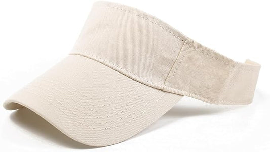 ANDICEQY Sports Sun Visor Hat, Sun Hat Visors for Women and Men for Outdoor | Adjustable Sun Visor Hats, Lightweight & Breathable, Cotton, Ideal for Running, Tennis, Golf, Outdoor Sports and Beach