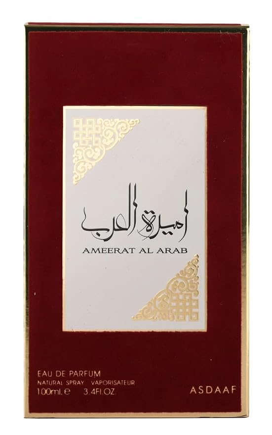 Asdaaf Ameerat Al Arab Eau de Parfum Spray for Women, 3.4 Ounce