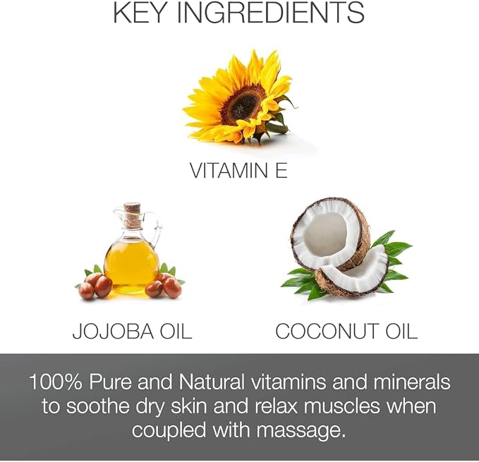 Bon Vital' Rice Bran Oil, 100% Pure and Cold Pressed Carrier Oils for Diffusers, Professional Massage Oil, Best Beauty Secret for Soft & Smooth Skin, Moisturizer, 8 Ounce Bottle