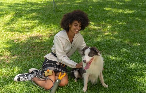 OllyDog Tugger | Dog Tug Toy for Tug of War & Training | Durable Bite Pillow | Eco-Friendly Recycled | Handle | Medium Large Dogs (Winter Moss)