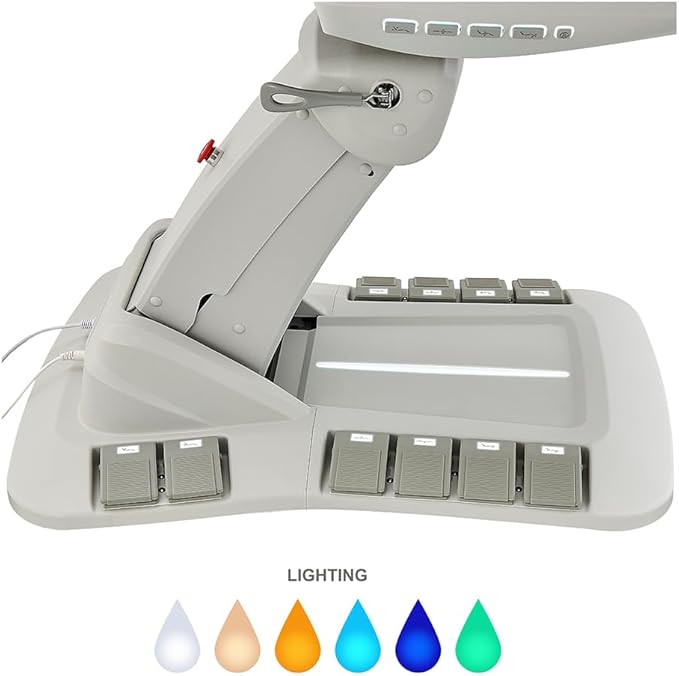 Beauty Spa Medical Treatment Bed 4 Motor Electrical Facial Medical Spa Tables with Rotating Seat AURORA