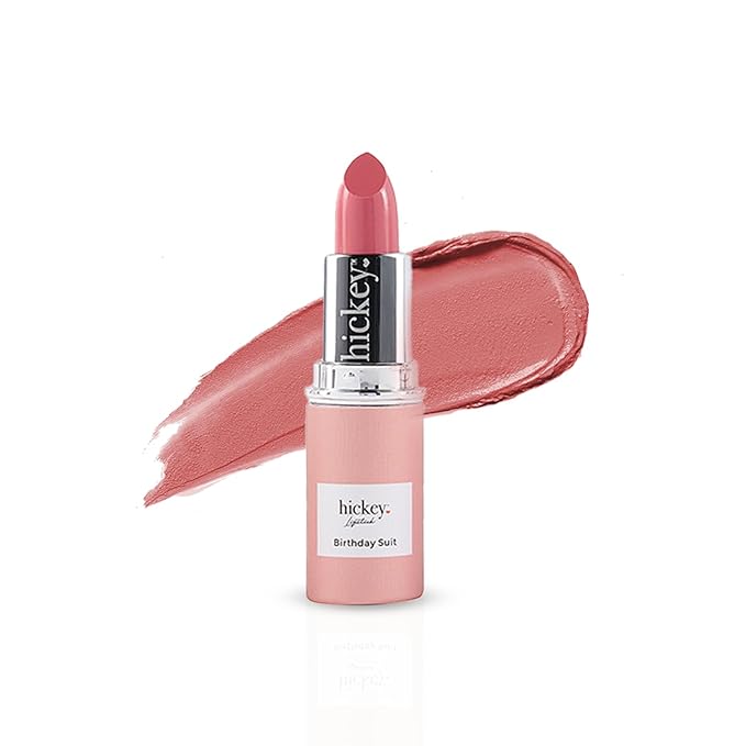 Hickey Lipstick For Women Fashion Week Lipstick Collection Refillable Perfect Red lipstick, Hot Pink, Nude, Light Pink & Coral Organic, Vegan, Gluten-Free Lipstick Long Lasting (Pack of 5)