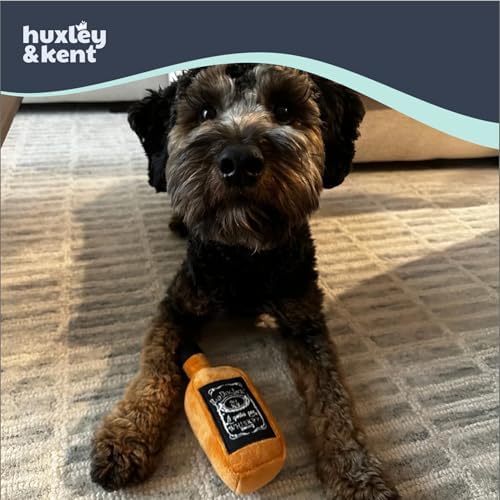 Huxley & Kent Tiny Tuff Plush Dog Toy, Bad Dog Jack's Whiskey