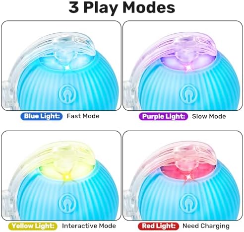 Cat Toy, Electric Interactive Toys for Indoor Cats, Blue