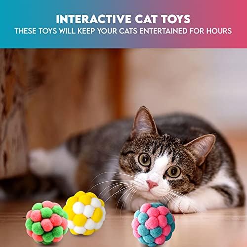 9 Pack Catnip Toys for Cats – Interactive Cat Toys for Indoor Cats & Kittens, Variety Bundle with Plush Animals & Catnip Balls, Fun Kitten Enrichment Toys Set