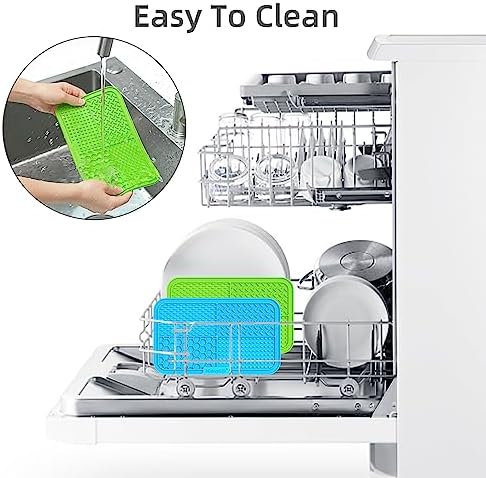 MateeyLife Lick Mat for Dogs & Cats, Slow Feeder Licking Pads for Boredom