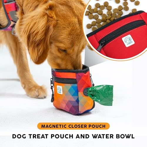 Embark Dog Treat Pouch - Waterproof Training Bag & Portable Water Bowl
