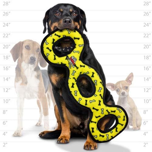 TUFFY® 2 Pack Ultimate 3WayTug Ultra Durable Plush Dog Toys