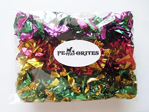 Original Mylar Crinkle Balls Cat Toys - 12 Pack