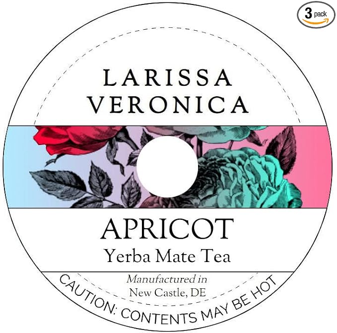 Apricot Yerba Mate Tea (Single Serve K-Cup Pods) (12 pods, ZIN: 571190) - 3 Pack