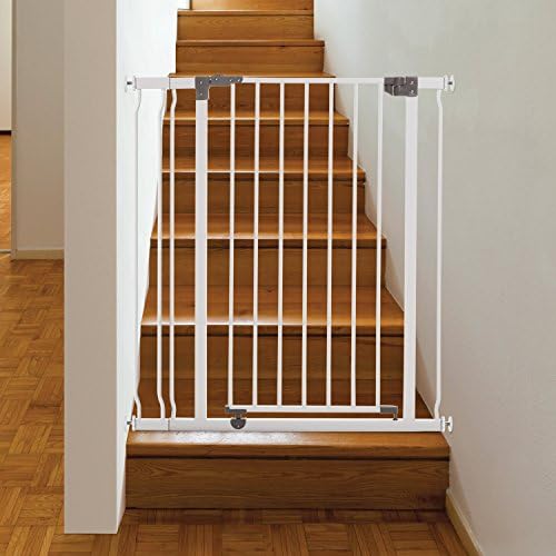 Dreambaby Liberty Extra Tall and Wide Security Gate with Stay Open Feature, White