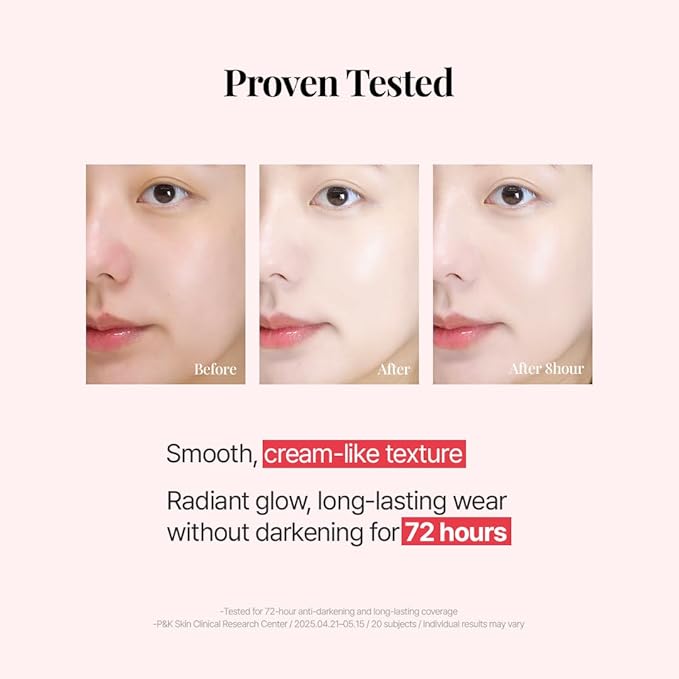 Hanskin Code on Double D Cream Foundation, Full Coverage Korean Liquid Skin Tint Foundation, Semi-Matte Finish, Lightweight Pore-Perfecting Base, 1.18 Fl Oz (52NC DEEP COCOA)