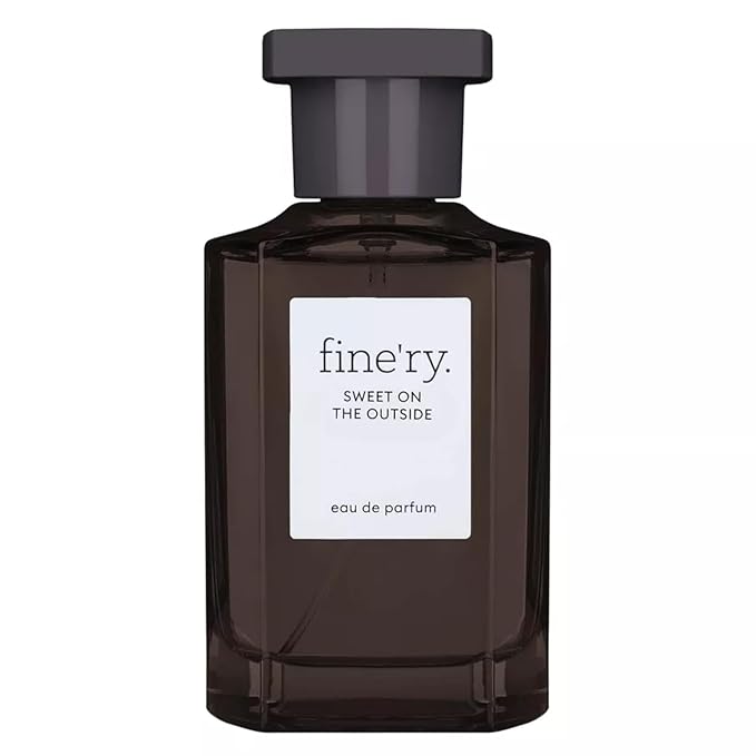 Fine'ry Vanilla Gourmand Sweet on the Outside Perfume for Women & Girls - Vanilla, Cacao Wood & Smoked Vetiver - Warm, Long-Lasting, Full Size Hair & Body Cologne Parfum Fragrance (60mL)