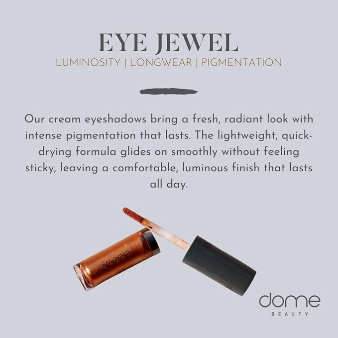 dome BEAUTY Eye Jewels (Platinum) (24K Gold, 0.15 fl oz)