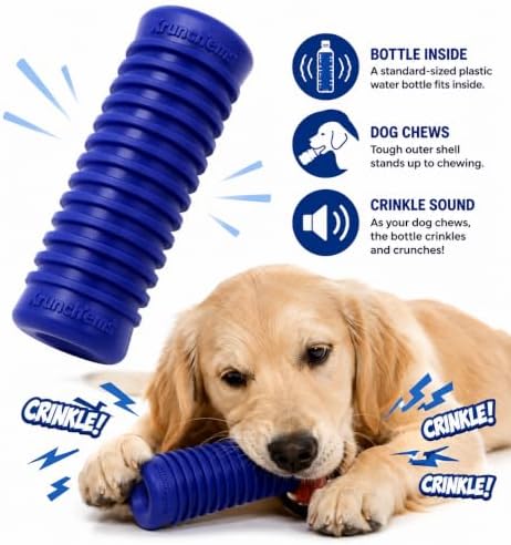 Krunch'ems Large Crunchy Crinkle Dog Toy for Aggressive Chewers