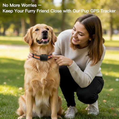 Traction Smart Dog GPS Tracker | Real-Time Pet Tracking with Virtual Fence | Waterproof | Global Positioning | Dog Collar
