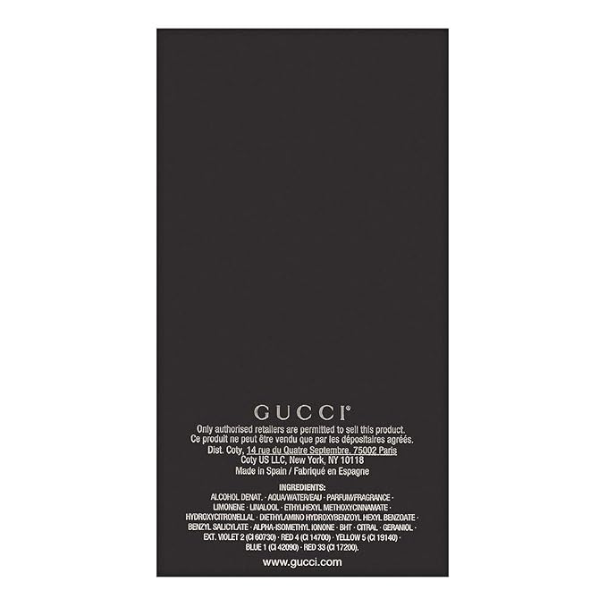 Gucci Guilty by Gucci for Men Eau de Toilette Spray, 3 Fl Oz (Pack of 1)
