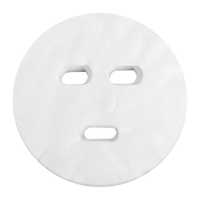 100 Pieces Diy White Facial Mask Pre-cut Spa Skin Care Skin Fiber Mask Sheets for Home Beauty Salon