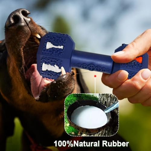 Dog Chew Toys for Aggressive Chewers,Food Grade Non-Toxic Dental Pet Toy,Tough Durable Indestructible Dog Toys for XSmall Dogs.Blue（5IB-8IB）
