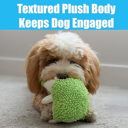 SPOT Gigglers Hedgehog Dog Toy with Giggle Sound | Textured, Plush Shake and Wiggle Hedgehog Giggle Toy for Small and Medium Dog Breeds, Assorted Colors