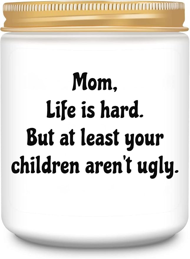 Funny Mothers Day Birthday Gifts for Mom,Gifts for Mom from Daughter Son,Thank You Lavender Scented Candles for Women.