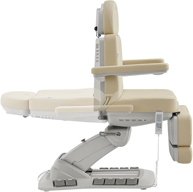 Beauty Spa Medical Treatment Bed 4 Motor Electrical Facial Medical Spa Tables with Rotating Seat AURORA