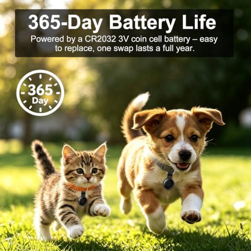 GPS Pet Tracker for Dogs (Android & iOS), Smart Pet Tracker for Collar