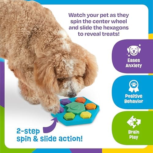 Brightkins Spin & Seek Hexagon Treat Puzzle