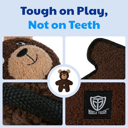 American Kennel Club Plush Dog Toy with Squeaker for Moderate Chewers, Soft Stuffed Dog Toy for Tugging, Fetch & Interactive Play, Gentle on Teeth
