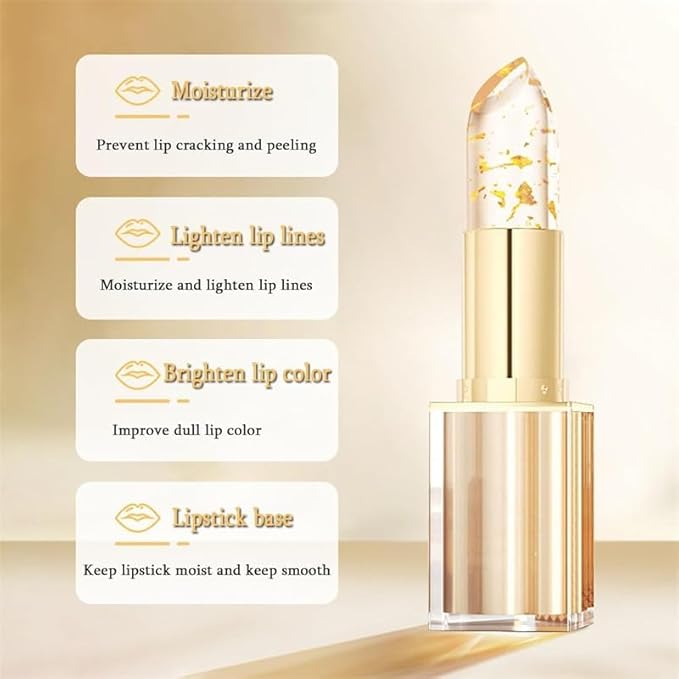 Transfer Proof Color Changing Lipstick 2pcs Ph Lipstick Color Changing Clear For Women, Long Lasting Moisturizing Lip Glow,Hydrating Non-Sticky For Women,Vivid Color