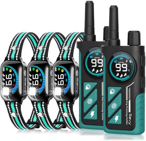 Sevy Buzzy 2-in-1 Dog Bark Collar & Dog Shock Collar with Remote