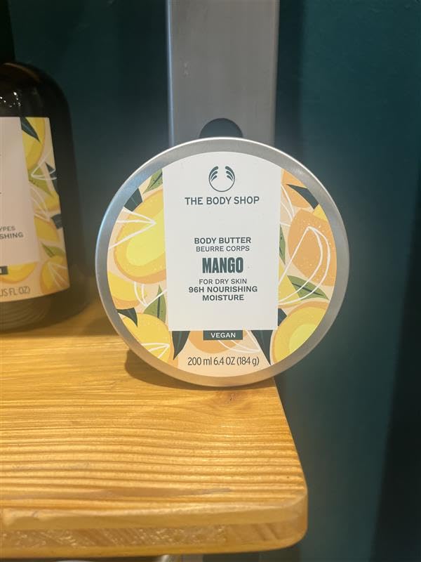 The Body Shop Mango Body Butter – Nourishing & Moisturizing Skincare for Normal Skin – Vegan – 6.4 oz